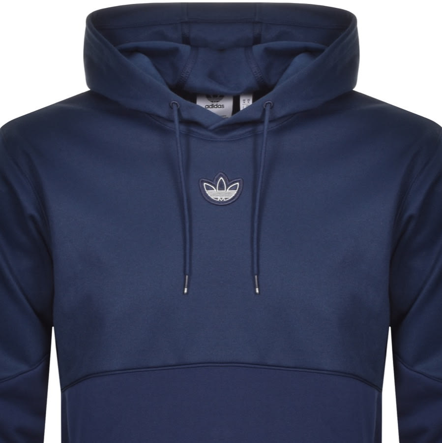 Alternative Image for Productadidas Originals Logo Hoodie Navy2